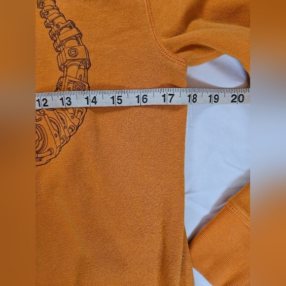 Gap Kids Boys Orange Long Sleeve Crewneck Pullover Dinosaur Sweater Size XXL - Picture 8 of 11
